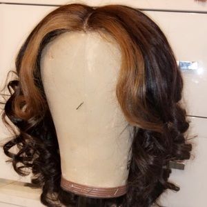 Human hair lace frontal wig